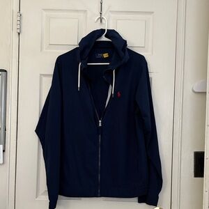 Polo by Ralph Lauren Men's Dark Blue Zip-Up jacket